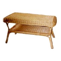 Barcelona Cane Wicker Table