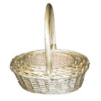 Oval Willow Hamper Baskets