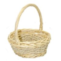 Willow and Seagrass Baskets, Natural