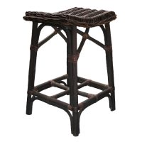 Boat Barstool, Walnut Stain