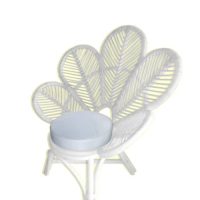 White Flower Chair