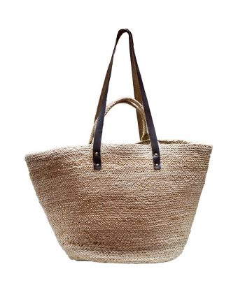 Brunswick Oversized Jute Market Bag - Natural - Image 3