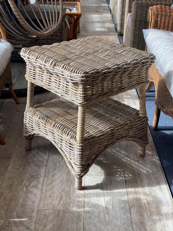 Rattan Side Table, Square - Arthur