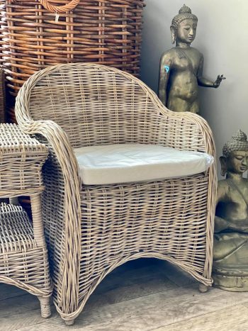 Rattan Side Table, Square - Arthur - Image 2
