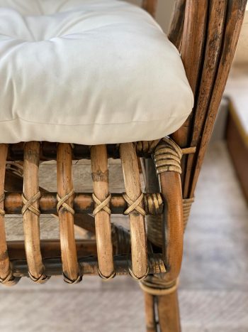 OZ Split Rattan Chair - Antique Brown - Image 2