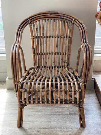 OZ Split Rattan Chair - Antique Brown - Image 4