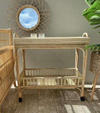 Rattan Drinks Trolley, Joy