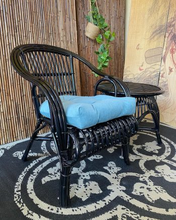 Custom seat cushions for Oz Split Rattan Armchairs - Image 2